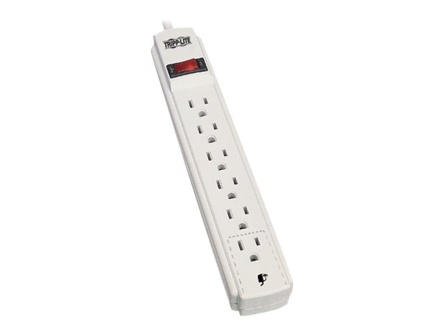 Tripp Lite Power Strip 6-Outlet 5-15R 15ft Cord 5-15P Mountable 120V