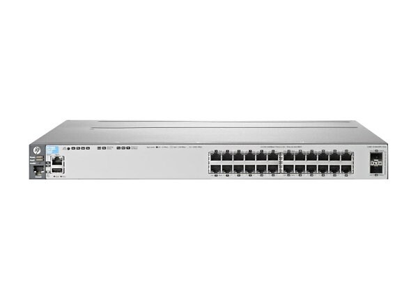 HPE Aruba 3800-24G-2SFP+ - switch - 24 ports - managed - rack-mountable