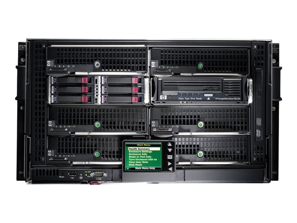 HPE BLc3000 Enclosure w/4 Power Supplies and 6 Fans with Insight Control En