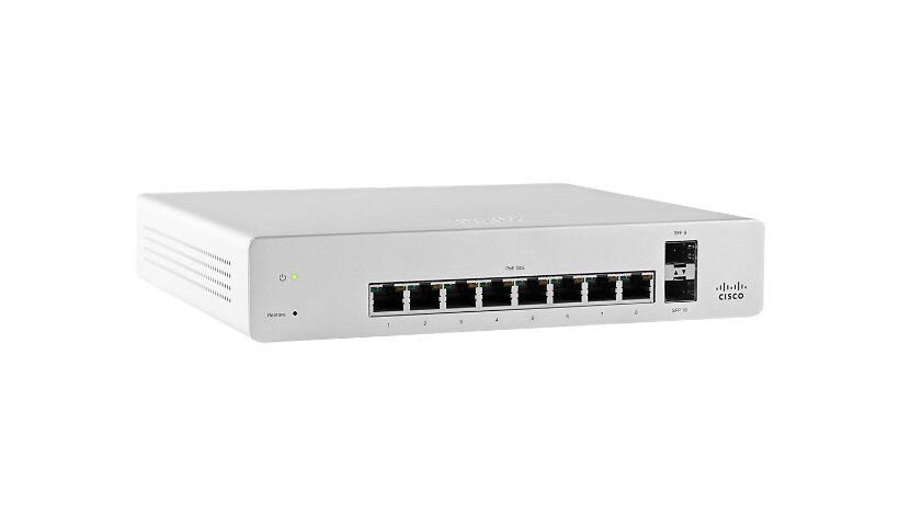 Cisco Meraki Cloud Managed MS220-8P - switch - 8 ports - managed