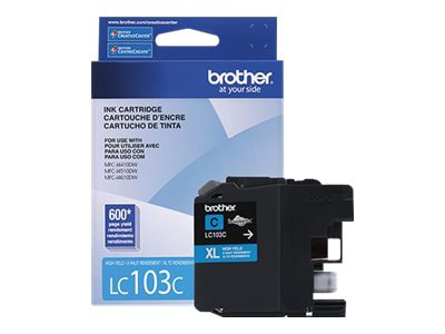 Brother LC103C - High Yield - cyan - original - ink cartridge