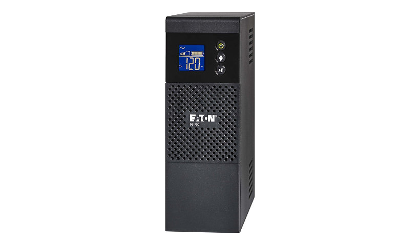 Eaton 5S UPS 700VA 420W 120V Line-Interactive Battery Backup Tower USB LCD
