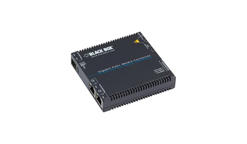 Black Box - fiber media converter - 10Mb LAN, 100Mb LAN, GigE - TAA Compliant