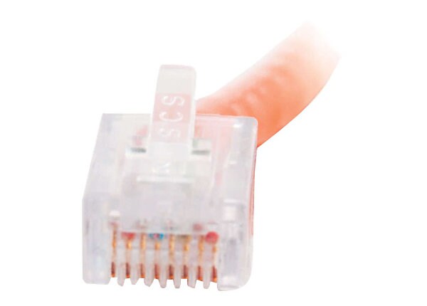 C2G 14FT CAT5E XOVER PATCH CBL ORNG