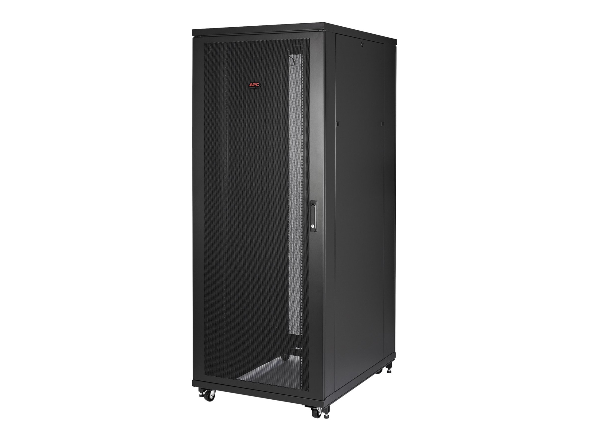APC NetShelter SV, Server Rack Enclosure, 42U, Black, 2057H x 800W x 1060D mm with Roof, Castors, Feet, 4 Brackets,