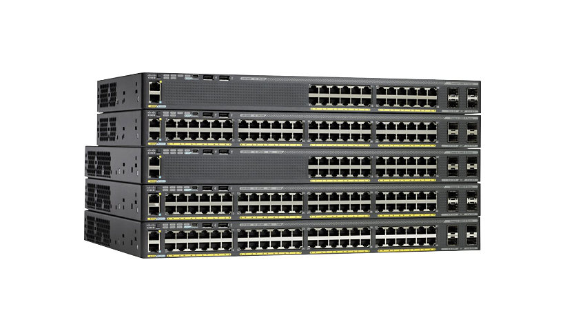 Cisco Catalyst 2960X-48FPS-L - switch - 48 ports - managed - rack-mountable