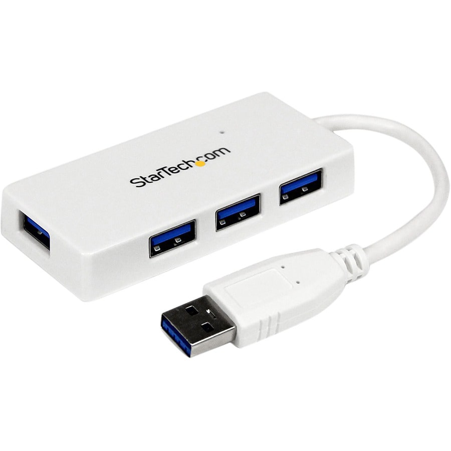 StarTech.com 4 Port USB 3.0 Hub SuperSpeed 5Gbps - 4x USB-A - Bus Powered