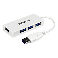 StarTech.com 4 Port USB 3.0 Hub SuperSpeed 5Gbps - 4x USB-A - Bus Powered