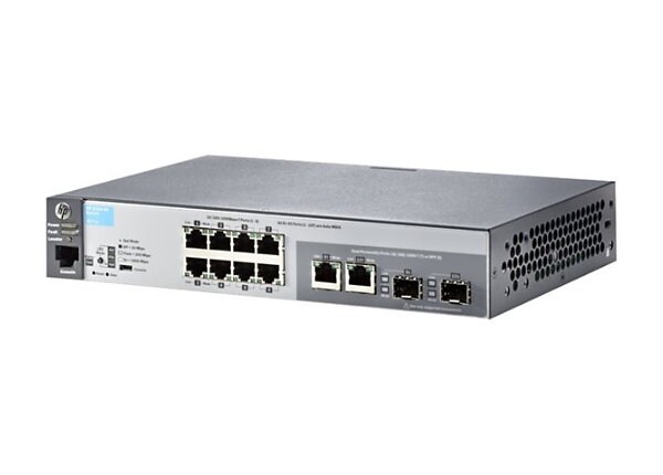HP 2530-8G Switch - 8 ports - managed - desktop, rack-mountable