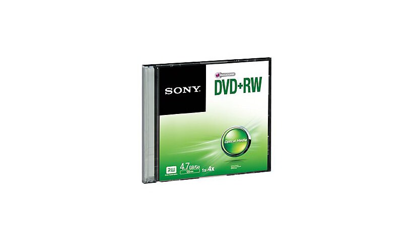 Sony DPW47SS - DVD+RW x 1 - 4.7 GB - storage media