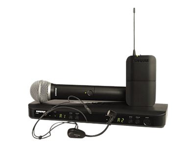 Shure BLX1288/PG30 Dual Channel Combo Wireless System - wireless microphone system