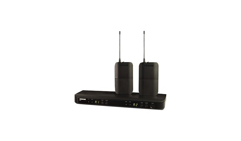 Shure BLX188/PG85 Dual Channel Lavalier Wireless System - wireless micropho