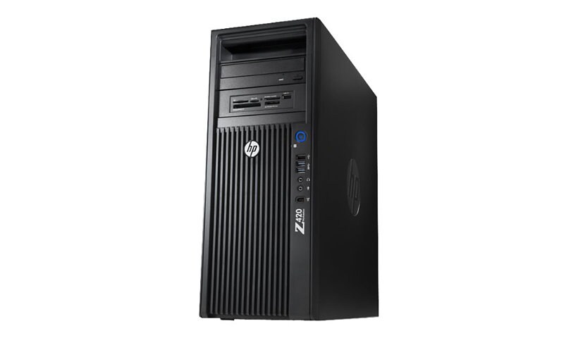 HP Workstation Z420 - CMT - Xeon E5-1603 2.8 GHz - vPro - 4 GB - HDD 500 GB