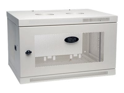 Tripp Lite 6U Wall Mount Rack Enclosure Server Cabinet Wallmount Doors Sides White - rack - 6U