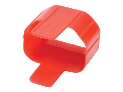 Eaton Tripp Lite Series PDU Plug Lock Connector C14 Power Cord to C13 Outlet Red 100pk - cable removal lock