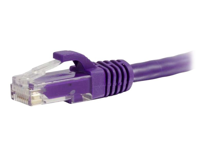 C2G 1ft Cat5e Snagless Unshielded (UTP) Network Patch Ethernet Cable Purple