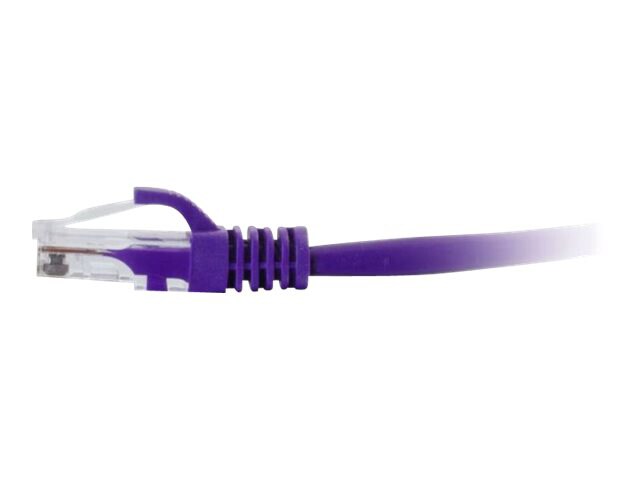 C2G 10ft Cat5e Snagless Unshielded UTP Network Patch Ethernet Cable Purple