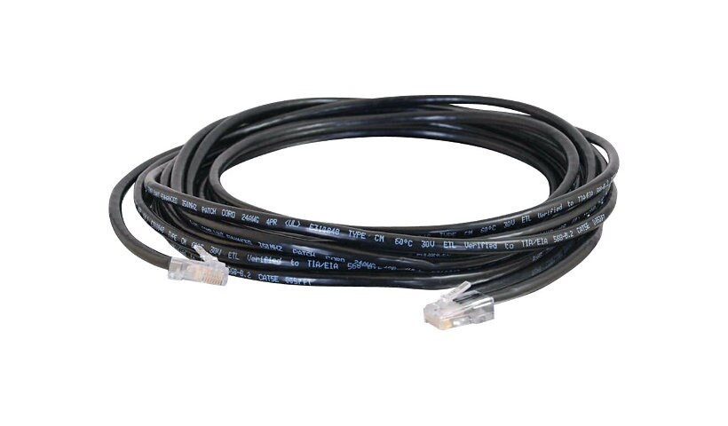 C2G Cat5e Non-Booted Unshielded (UTP) Network Patch Cable - patch cable - 4.3 m - black