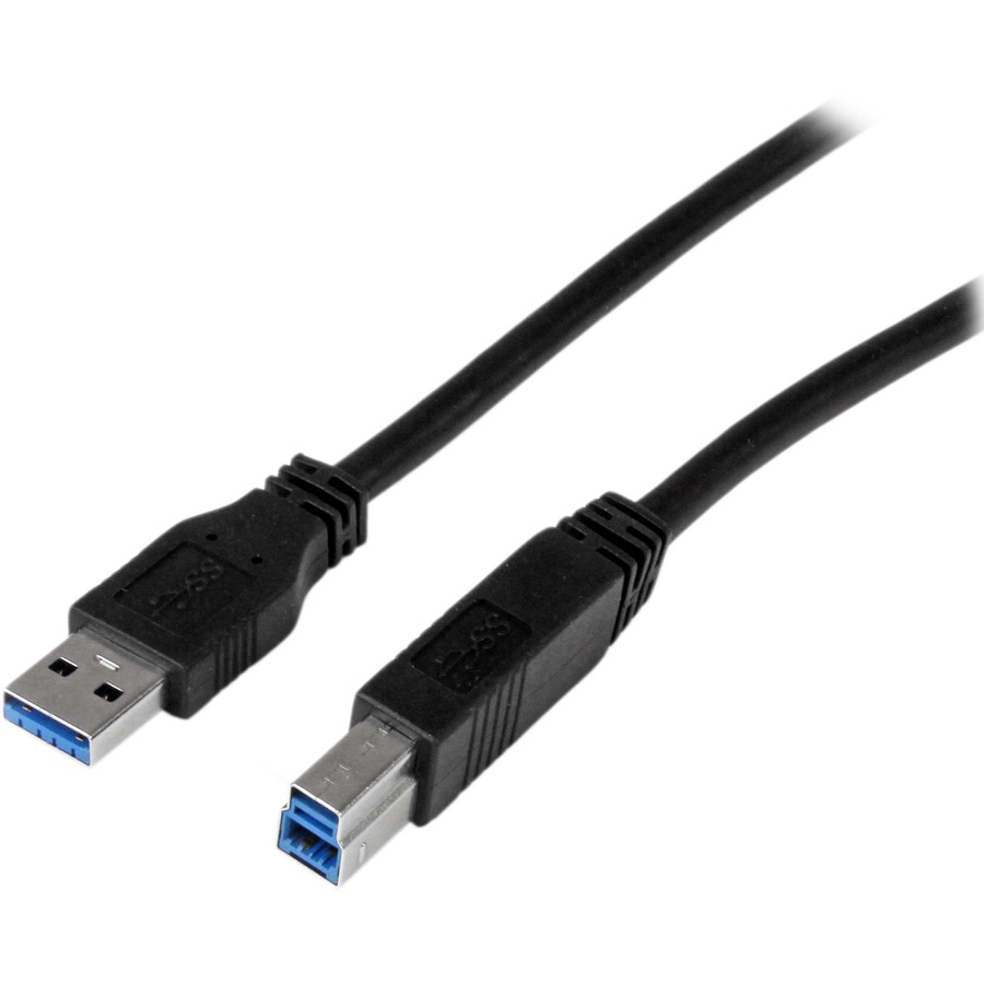 StarTech.com 2m 6 ft Certified SuperSpeed USB 3.0 (5Gbps) A to B Cable Cord