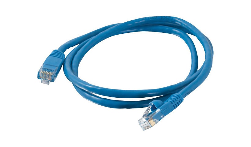 C2G 4ft Cat5e Snagless Unshielded (UTP) Ethernet Cable - Cat5e Network Patch Cable - PoE - Blue