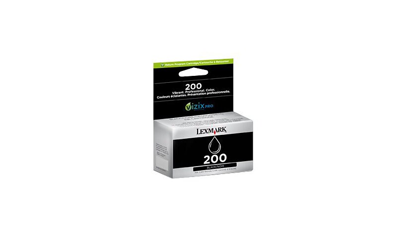 Lexmark 200 - black - original - ink cartridge - LRP