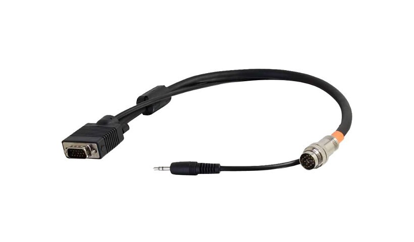 C2G RapidRun VGA (HD15) + 3.5mm Flying Lead - video / audio cable - VGA / audio - 1.82 m