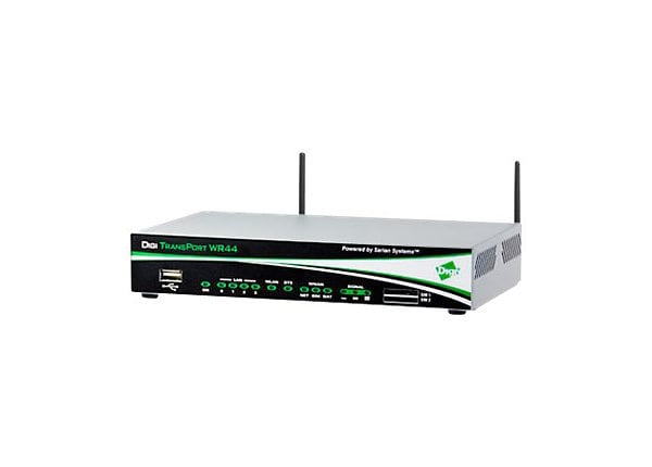 Digi TransPort WR44 R - wireless router - WWAN - 802.11b/g - desktop
