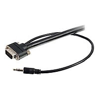C2G 10ft Select VGA and 3.5mm Stereo Audio Cable - In-Wall CMG Rated - AV Audio Cable - M/M
