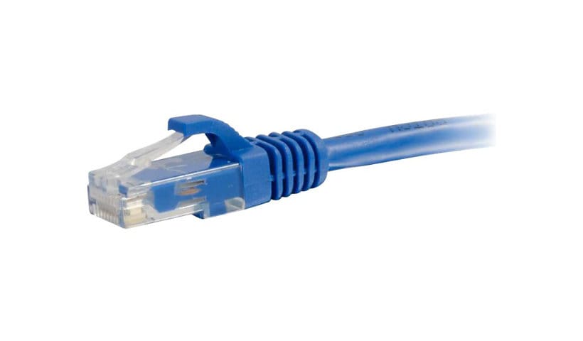 C2G 2ft Cat5e Snagless Unshielded (UTP) Ethernet Cable - Cat5e Network Patch Cable - PoE - Blue