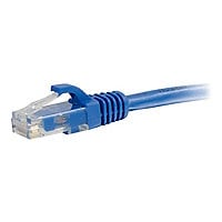 C2G 2ft Cat5e Snagless Unshielded (UTP) Ethernet Cable - Cat5e Network Patch Cable - PoE - Blue