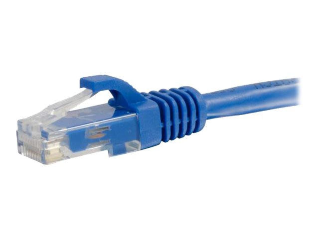 C2G Cat5e Snagless Unshielded (UTP) Network Patch Cable - patch cable - 10.66 m - blue