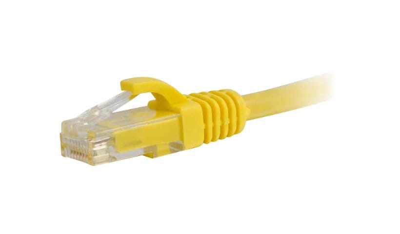 C2G 6ft Cat5e Snagless Unshielded (UTP) Ethernet Cable - Cat5e Network Patch Cable - PoE - Yellow