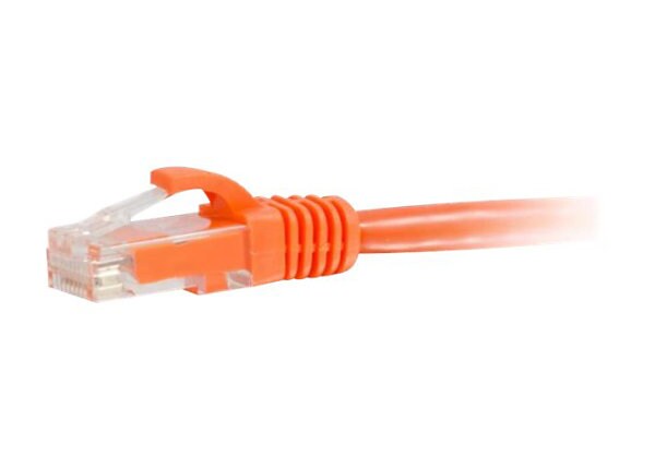 C2G Cat5e Snagless Unshielded (UTP) Network Patch Cable - patch cable - 8 ft - orange