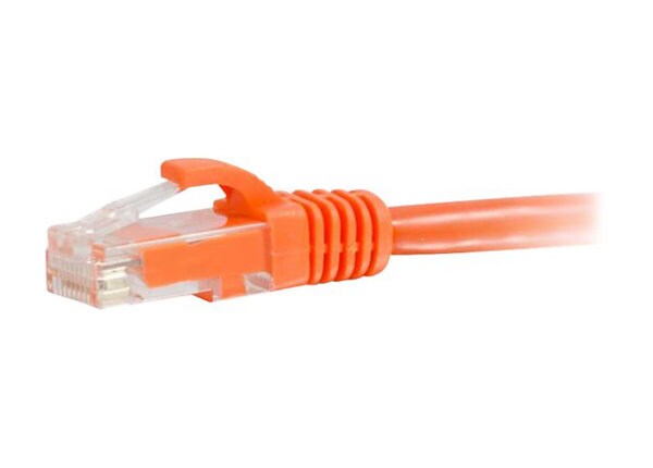 C2G Cat5e Snagless Unshielded (UTP) Network Patch Cable - patch cable - 12 ft - orange