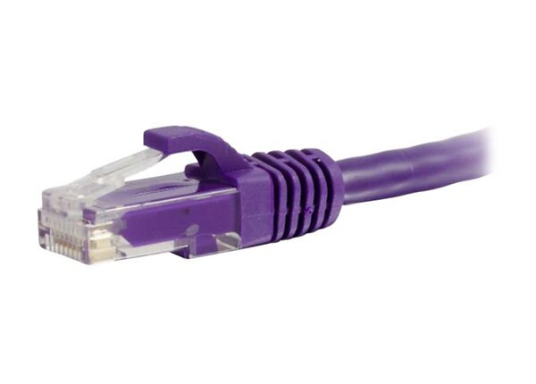 C2G Cat5e Snagless Unshielded (UTP) Network Patch Cable - patch cable - 4 ft - purple