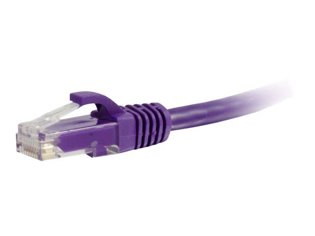 C2G Cat5e Snagless Unshielded (UTP) Network Patch Cable - patch cable - 6 ft - purple