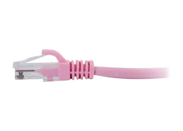 C2G Cat5e Snagless Unshielded (UTP) Network Patch Cable - patch cable - 100 ft - pink