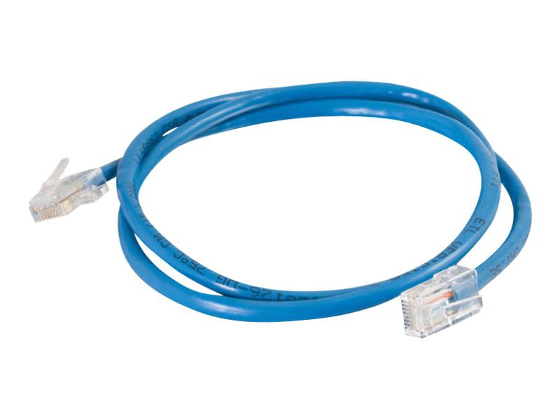 C2G Cat5e Non-Booted Unshielded (UTP) Network Patch Cable - patch cable - 4 ft - blue