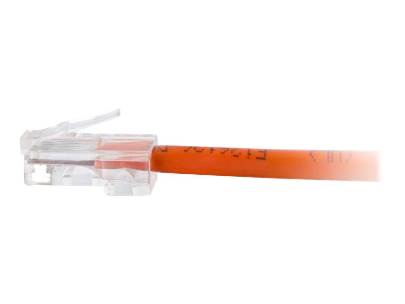 C2G Cat5e Non-Booted Unshielded (UTP) Network Patch Cable - patch cable - 5 ft - orange