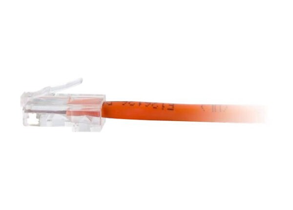 C2G Cat5e Non-Booted Unshielded (UTP) Network Patch Cable - patch cable - 7 ft - orange