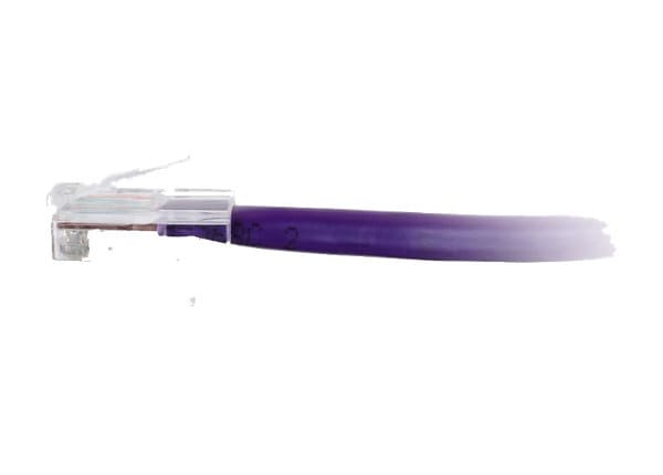 C2G Cat5e Non-Booted Unshielded (UTP) Network Patch Cable - patch cable - 6 ft - purple