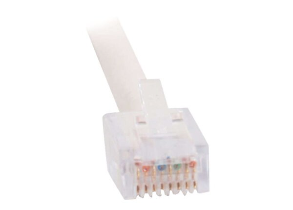 C2G Cat5e Non-Booted Unshielded (UTP) Network Patch Cable - patch cable - 30 ft - white