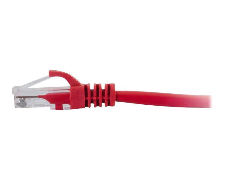 C2G 2ft Cat6 Snagless Unshielded (UTP) Ethernet Cable - Cat6 Network Patch Cable - PoE - Red