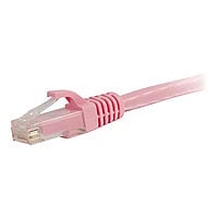 C2G 7ft Cat6 Snagless Unshielded (UTP) Ethernet Cable - Cat6 Network Patch Cable - PoE - Pink