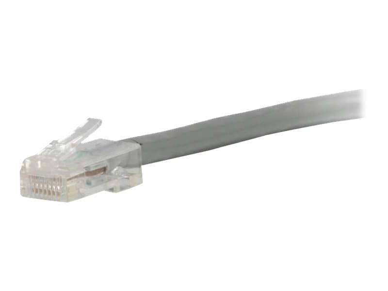 C2G 1ft Cat6 Non-Booted Unshielded (UTP) Ethernet Cable - Cat6 Network Patch Cable - PoE - Gray