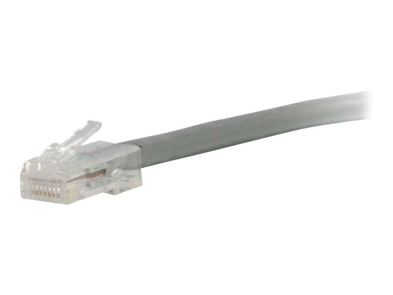 C2G 2ft Cat6 Non-Booted Unshielded (UTP) Ethernet Cable - Cat6 Network Patch Cable - PoE - Gray