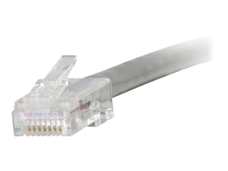 C2G 3ft Cat6 Non-Booted Unshielded (UTP) Ethernet Cable - Cat6 Network Patch Cable - PoE - Gray