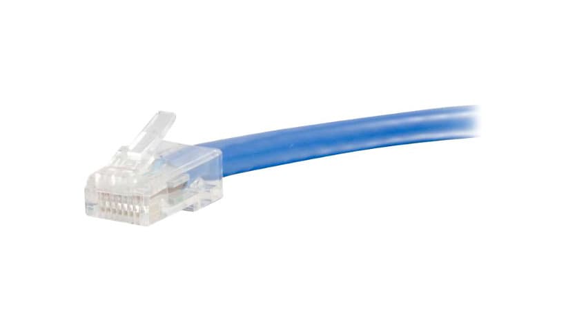 C2G 2ft Cat6 Non-Booted Unshielded (UTP) Ethernet Cable - Cat6 Network Patch Cable - PoE - Blue
