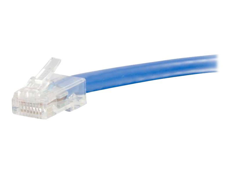 C2G 25ft Cat6 Non-Booted Unshielded (UTP) Ethernet Cable - Cat6 Network Patch Cable - PoE - Blue