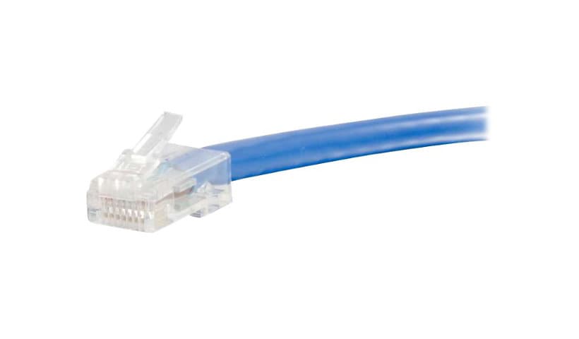 C2G 25ft Cat6 Non-Booted Unshielded (UTP) Ethernet Cable - Cat6 Network Patch Cable - PoE - Blue